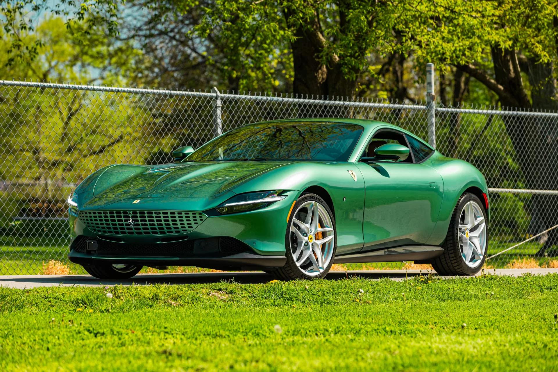 Ferrari Roma с доставкой из Кореи, поставки авто из-за границы под ключ для дилеров и частных клиентов 